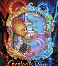Jumbo Fantasy Pin Disney Pixar Elemental Ember and Wade Pin LE 50 picture