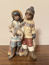 Lladro 2227 - Arctic Allies (retired) 12” H, 7” W picture