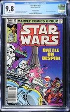 STAR WARS #57 NEWSSTAND CGC 9.8 1982 MARVEL - LOBOT & SHIRA BRIE APPEARANCE picture