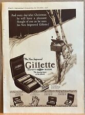 1926 Gillette Safety Razor Print Ad After Christmas He Will Have Pleasant Though picture
