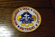 BOY SCOUT PATCH 1964 MILWAUKEE CATHOLIC RETREAT picture