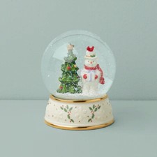 Lenox Holiday China HAPPY HOLLY DAYS Snowglobe SNOW GLOBE - N/O picture