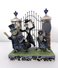 Disney Enesco Jim Shore Haunted Mansion Hitchhiking Ghosts Light Up Lamps picture