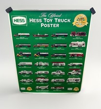 2000 Hess Toy Truck Millennium Edition Collector's Poster 24x30 NEW NOS picture