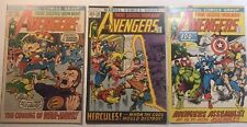 Lot Of 3 Avengers #98 #99 & #100 bronze Age Marvel Comic Books 1972 picture