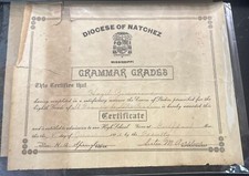 Diocese pf Natchez Mississippi - 1923 Grammar Grades  picture