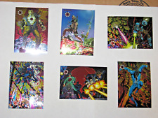 1994 VALIANT ERA II COMICS CHROMIUM 6 Card Set BLOODSHOT MOVIE TUROK XO Manowar picture