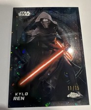 2026 Topps Chrome Star Wars Kylo Ren #57 Black # 11/15 picture