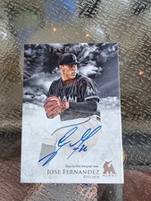 2013 Bowman Inception Jose Fernandez Rookie RC Auto #PA-JF Florida Marlins SC picture