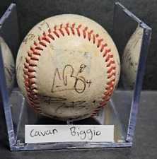 CAVAN BIGGIO Signed Autographed Baseball BLUE JAYS, also has many others picture