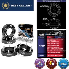 KSP 1.5in Wheel Spacers 6x5.5 Hubcentric Tacoma 4Runner 6-Lug picture