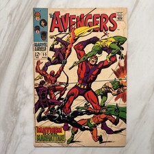Avengers #55 (1968) GD/VG 1st Full Appearance Ultron Silver Age 🔑 VisionQuest picture