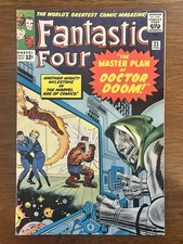 Fantastic Four 23 1964 Doctor Doom Cover Silver Age Comic Book picture