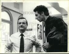 1985 Press Photo William Daniels and Michael Richards on 