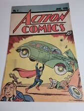 Action Comics 1 (1938) 1988 DC Reprint Comic Superman Man of Steel Joe Shuster picture