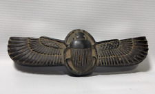 RARE ANCIENT EGYPTIAN ANTIQUES Black Figure for Scarab Beetle Winged Egyptian BC picture
