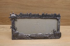 Vintage Smith Western Grand Canyon National Park Pewter Panoramic Photo Frame picture