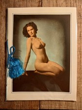 rare 1942 titanium pigment corp. bathing beauty sales calendar near flawless picture