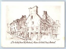 Montreal Canada Postcard Du Calvet House Old Montreal Unposted Vintage picture