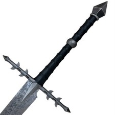 Hand Forged Carbon Steel Fantasy Battle Sword, NazGul Style Medieval Collectible picture