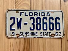 1962 Florida License Plate picture
