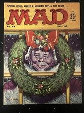 EXCELLENT CONDITION Vintage 1959 MAD Magazine #44 Special Christmas Issue VF picture