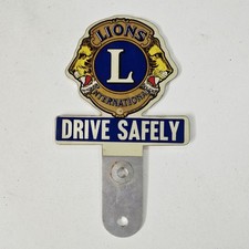 Lions Club International License Plate Topper 🔥 Drive Safely picture