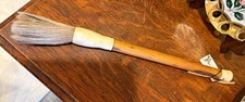 Large Bamboo Handled Calligraphy Brush with Animal Hair Bristles picture