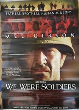 Mel Gibson stars in We were Soldiers 27 x 39  DVD promotional Movie poster picture