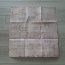 Old Comiskey Park Chicago White Sox Stadium Original Blueprint; Baseball History picture