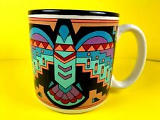 Potpourri Press Vintage 1993 Southwestern Multicolor Thunderbird Coffee Mug Cup picture