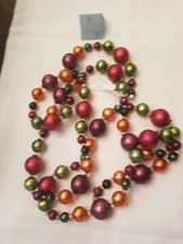 Vintage Mercury Glass Garland Czech Republic NOS picture