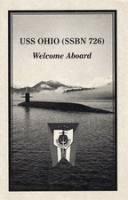 USS Ohio SSBN 726 Welcome Aboard pamphlet picture