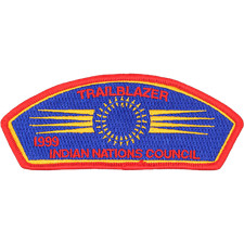 S15 1999 Trailblazer Indian Nations Council Shoulder Patch CSP Boy Scouts BSA OK picture