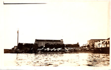 American Naval Base in Ponta Delgada São Miguel Portugal 1920s RPPC Postcard picture