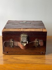 Antique 1919 Weston Model 45 DC Milliammeter Wooden Box Laboratory Certificate picture