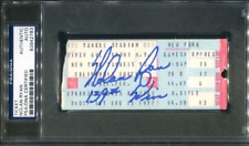 Nolan Ryan PSA/DNA Signed Original Ticket 139th Win 11IP 11K Autographed 8/13/77 picture
