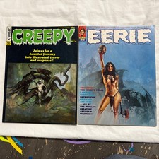 Creepy Magazine 16 & Eerie 35š„WARRENš„RAREš„FRAZETTAš„HORRORš„DECAPITATION picture