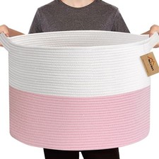 Pink Storage Baskets For Organizing 22