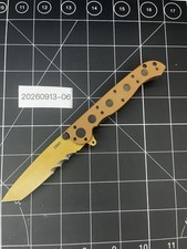 CRKT M16-10DZ Carson Flipper Combo Tanto Desert Tan Handle Folding Knife - Great picture