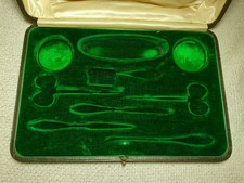 Antique circa 1920's High Quality Dressing Table Set Box ( Empty ). picture
