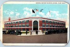 1927 General Motors Technical School Campus Building Flint Michigan MI Postcard picture
