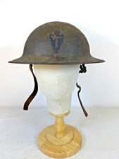 WWI  - WW1 US M1917 DOUGHBOY HELMET WITH PAINTED 36TH DIVISION EMBLEM picture