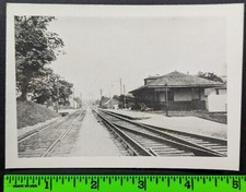 Antique 1911 Alexandria Virginia Train Railroad Depot Snapshot Photo picture