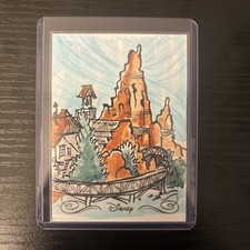 2025 Topps Disneyland 70th Anniversary Big Thunder Mountain Railroad Sketch Card picture