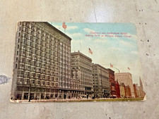 Congress And Auditorium Hotels Michigan Avenue Chicago Illinois Postcard 1911 picture