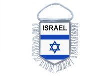 Mini banner flag pennant window mirror cars country banner israel picture