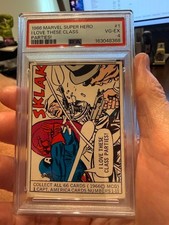 1966 Donruss Marvel Super Hero #1 Captain America Rookie PSA 4 - sweet card picture