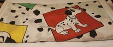 **Flaws 1990s Vintage Disney 101 Dalmatians Colorful Twin Flat Sheet Only picture