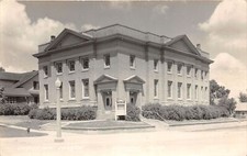 J42/ Auburn Nebraska RPPC Postcard c1940s Christian Church Building 164 picture